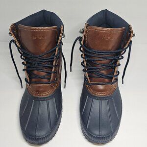 Tommy Hill figures men's Colins 2 waterproof brown Blue duck boots men size 11